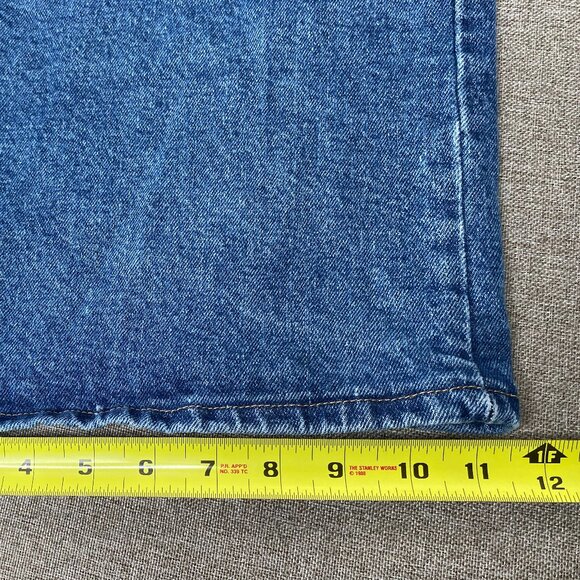 Wrangler Bermuda Denim Jean Shorts Men's 40 High Rise Blue Casual - Picture 11 of 15